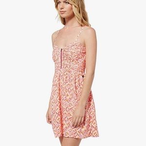 Roxy vibrant summer strappy dress 🌺🌸🌼